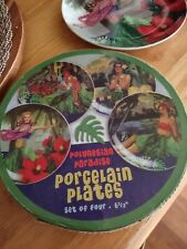 Porcelain polynesian plates for sale  Pensacola