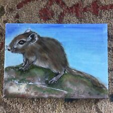 Gerbil painting acrylic for sale  BUNGAY