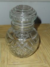 Vintage clear glass for sale  STOURBRIDGE