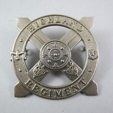 Military badge highland for sale  LONDON