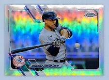 2021 Topps Chrome Giancarlo Stanton Silver Refractor New York Yankees #54 for sale  Shipping to South Africa