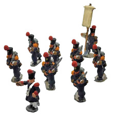 Soldados de plomo franceses, juego de 9 figuras de juguete vintage, raras y escasas segunda mano  Embacar hacia Argentina