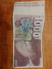 Banconota 1000 franchi usato  Strambino