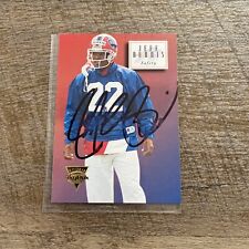 Jeff Burris Auto Signed Card Buffalo Bills Norte Dame Skybox #183 NFL RC  for sale  Shipping to South Africa