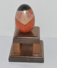 Vintage Unique BALTIMORE ORIOLES Decorative Wooden Egg #4 With Pedastal Base for sale  Shipping to South Africa