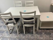 Extendable table white for sale  Kearny