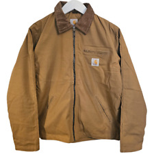 CARHARTT Detroit Mens Reworked Canvas Vintage Tan Camel Bomber Jacket - Medium for sale  Shipping to South Africa