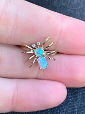 9ct gold man made opal spider ring novelty for sale  Shipping to South Africa