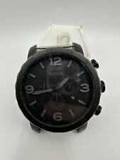 Relógio cronógrafo preto masculino Fossil Jr1354 precisa de pulseira projeto faça você mesmo comprar usado  Enviando para Brazil