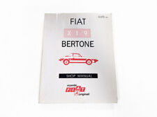 Manual de servicio de tienda Fiat X1/9 Bertone piezas de repuesto originales awitalian.com, usado segunda mano  Embacar hacia Argentina