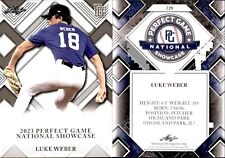 LUKE WEBER Rookie 2023 Leaf Perfect Game National Showcase RC #228 comprar usado  Enviando para Brazil