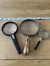 Vintage magnifying glasses. for sale  SWINDON