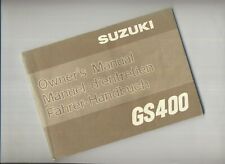 Suzuki gs400 gs400e for sale  UK