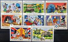 ST VINCENT 1989 1147-54 Dibujos animados de Disney INDIA 89 Nueva Delhi Cobra Micky Minnie ** segunda mano  Embacar hacia Argentina