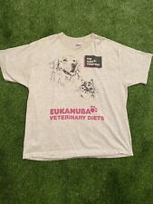 Camiseta de colección de colección Eukanuba comida para perro gato gato para hombre XL mascota punto único EE. UU. años 90 segunda mano  Embacar hacia Argentina