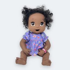 Muñeca interactiva Hasbro Original 2006 Baby Alive cara suave piel oscura cabello negro segunda mano  Embacar hacia Argentina