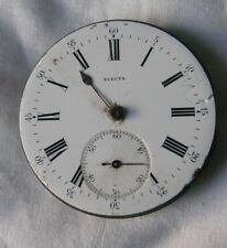 RELOJ DE BOLSILLO ELECTRA MOVIMIENTO - NÚMEROS ROMANOS - PARA REPARACIÓN O REPUESTOS - SUIZO -  segunda mano  Argentina 