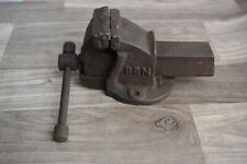 Vintage Iron Vice table bench Vice Jeweler Watchmaker blacksmith tool farm decor, used for sale  Shipping to South Africa