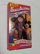 Sing Along Songs - Mickeyys Fun Songs: Lets Go to the Circus VHS 1994 Probado Niños segunda mano  Embacar hacia Argentina