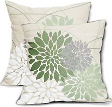 Usado, Conjunto de 2 capas de almofada geométricas florais linha elegante moderna capa de travesseiro floral comprar usado  Enviando para Brazil