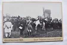 Used, Photo - Kaisermanoeuver 1903 "Oscar Tellgmann court photographer Eschwege, see pictures for sale  Shipping to South Africa