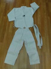 Unisex Arts Karate Uniform Taekwondo Suit TKD 7 Dobok Student Gi w/ Belt Size 00 for sale  Shipping to South Africa