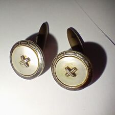 antique mother pearl cufflinks for sale  MANNINGTREE