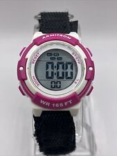 Relógio digital feminino Armitron Pro Sport 45/7131 pulseira de náilon preta - Nova bateria comprar usado  Enviando para Brazil