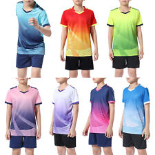 Uniforme de futebol unissex infantil masculino manga curta meninas esporte equipe roupa esportes comprar usado  Enviando para Brazil