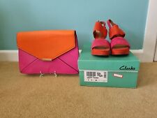 Clarks suede sandals for sale  MONMOUTH