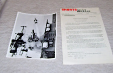 SHORTS SEACAT SHIP-DEFENCE MISSILES PRESS RELEASE & PHOTOGRAPH September 1968 for sale  Shipping to South Africa