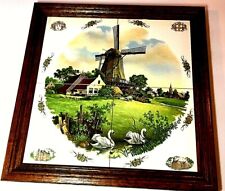 Windmill ceramic tile for sale  Shipping to Ireland