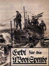 Usado, 87509 FUND U-BOAT SUBMARINE NAVY FIRST WORLD GERMANY Wall Print Poster Plakat comprar usado  Enviando para Brazil