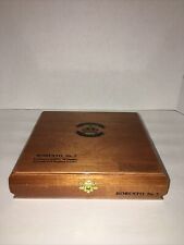 Diamond Crown Robusto No. 3 CFW Wrapper Empty Wooden Cigar Box Humidor W/ Clasp, used for sale  Little Elm