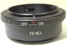 Adaptador de montaje de lente Canon FD a Sony NEX E 5R 5N ILCE a6000 a6400 a6600 cámaras segunda mano  Embacar hacia Argentina