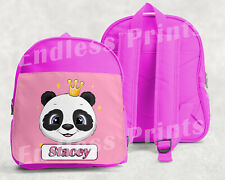 Personalised panda backpack for sale  MEXBOROUGH