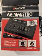 AMBICO The AV Maestro Potenciador de Video/Mezclador de Audio Estéreo Modelo V-0629-con Micrófono segunda mano  Embacar hacia Argentina