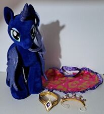 Build A Bear My Little Pony Princess Luna Alicorn Moon Pelúcia com Capa Coroa e Amul, usado comprar usado  Enviando para Brazil