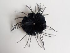 Black feather diamante for sale  NORTHAMPTON