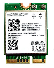 Tarjeta de triple banda intel AX411ngw WiFi 6E Killer AX1690i doble conexión CNVio2 segunda mano  Embacar hacia Argentina