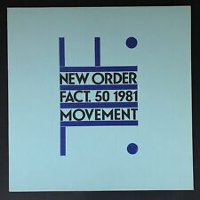 New Order Movement LP Vinyl Polygram 1981 1st Press FACT50 LP EX/EX - NM comprar usado  Enviando para Brazil