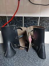 Steampunk leather gaiters for sale  GRIMSBY