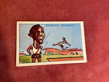 Używany, XL CLEVEDON SŁODYCZE SPORTOWE WSPOMNIENIA karta kolekcjonerska 1962 - #21 Jesse Owens na sprzedaż  Wysyłka do Poland