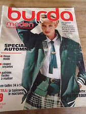 Magazine burda vintage d'occasion  France