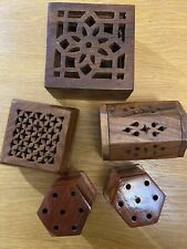 Five small wooden for sale  SHEFFIELD