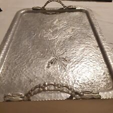 Vtg hammered tray for sale  Wesson