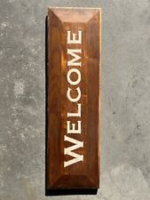 Wood welcome sign. for sale  Fremont