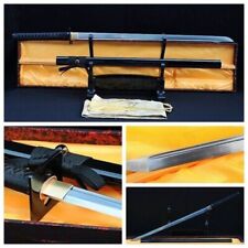 Used, FOLDED STEEL BLADE JAPANESE SAMURAI SWORD NINJA MATACH KATANA SHARP FULL TANG for sale  Shipping to South Africa