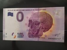 Billet euro souvenir Ecole de médecine navale de Rochefort France 2017-1 N°747 d'occasion  Lilles-Lomme