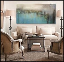 Used, ABSTRACT Painting MODERN CANVAS WALL ART Large Framed US ELOISExxx for sale  Shipping to Canada